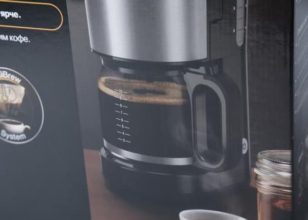 Kaffebryggare - BRAUN - KF 1500 BK PurShine - 10 koppar - Antidroppsystem - Värmebeständigt glas