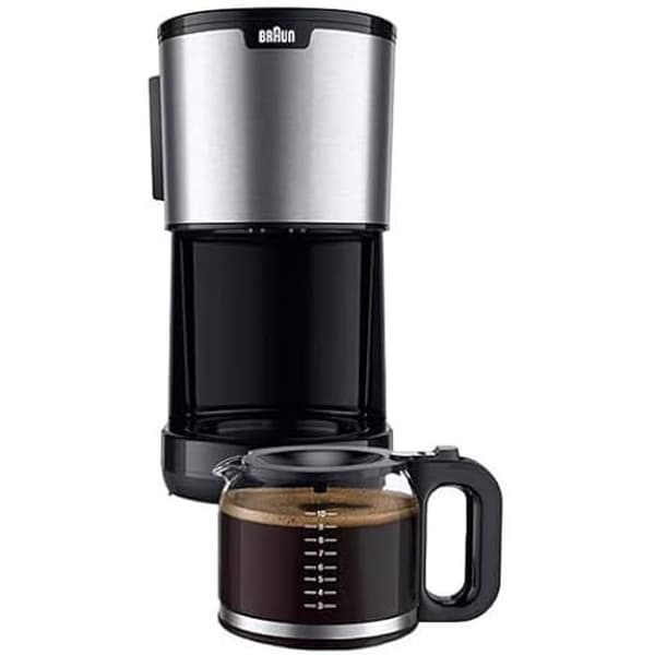 Kaffebryggare - BRAUN - KF 1500 BK PurShine - 10 koppar - Antidroppsystem - Värmebeständigt glas
