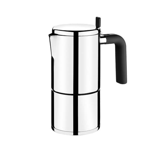 Italiensk kaffebryggare - BH - Bali - 18/10 rostfritt stål - 6 koppar - Induktionskompatibel