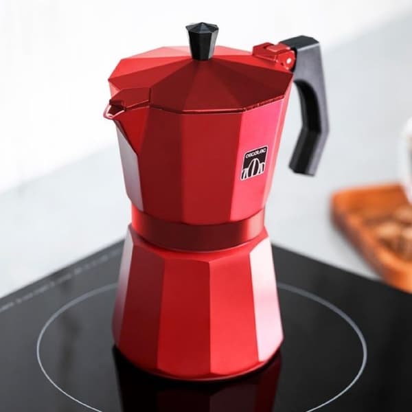 Cecotec Moka Kaffemaskin Mokclassic 900 Röd