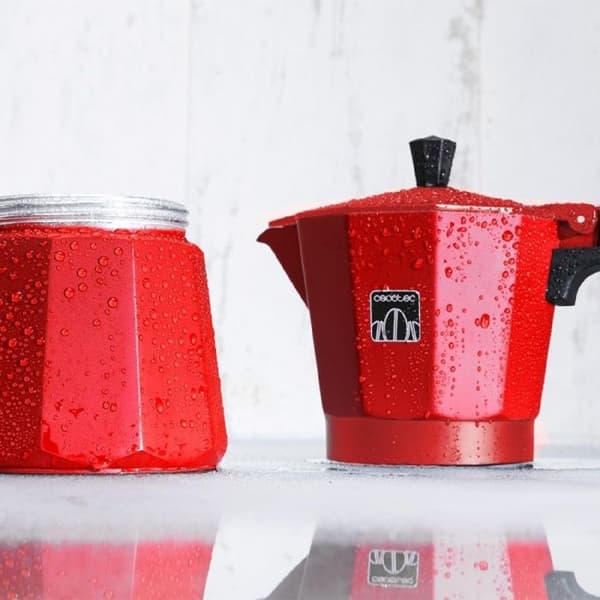 Cecotec Moka Kaffemaskin Mokclassic 900 Röd
