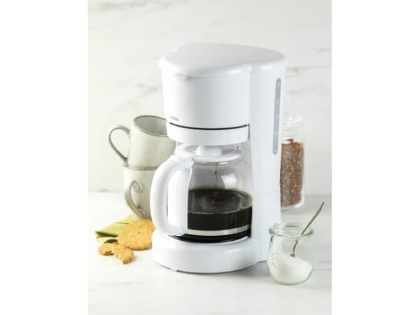 Domo Good Morning, Droppande kaffebryggare, 1,5 l, Malat kaffe, 900 W, Vit