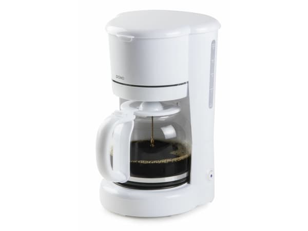 Domo Good Morning, Droppande kaffebryggare, 1,5 l, Malat kaffe, 900 W, Vit