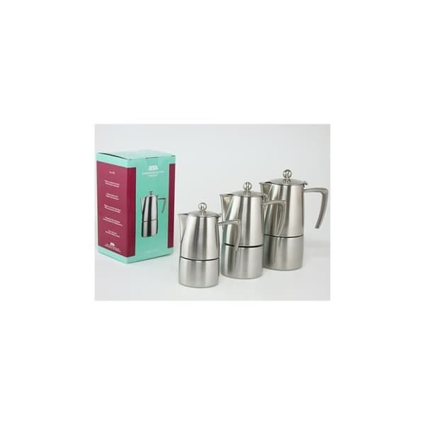 Kaffebryggare - Ilsa - Elan - 4 koppar - Induktionskompatibel - Satinbas