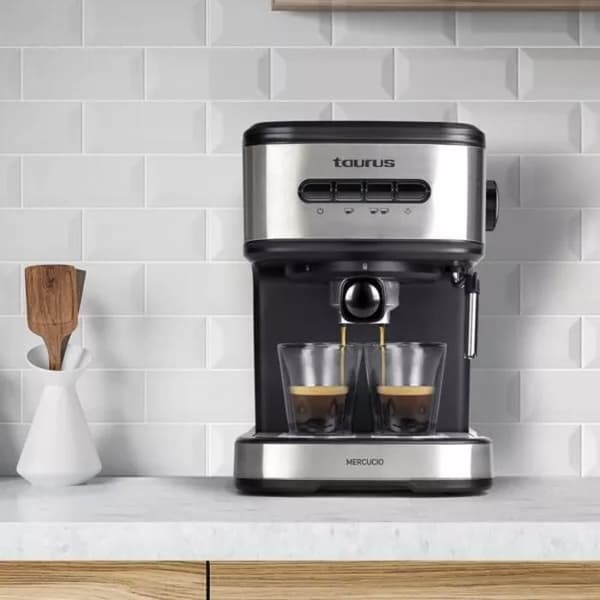 Espressobryggare - Taurus - Mercucio - 850W - 20 Bar - 1,50L tank