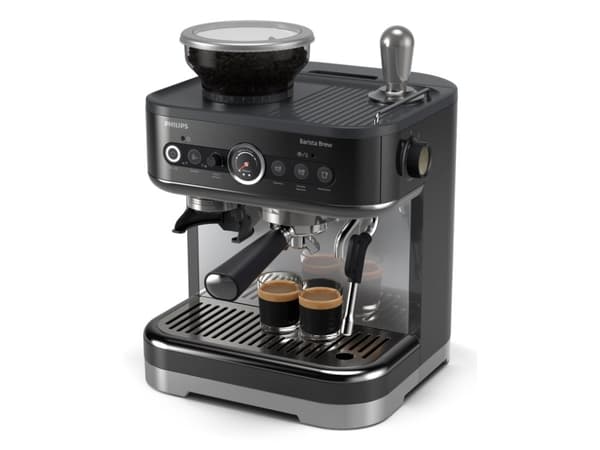 Philips Barista Brew PSA3218 - Kaffemaskine med capuccinatore - 15 bar - sort