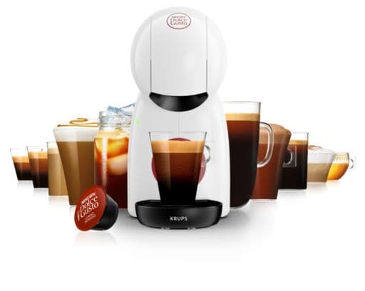 Krups NESCAFÉ DOLCE GUSTO KP1A31, Kuddmatad kaffebryggare, 0,8 l, Kaffekapslar, 1600 W, Vit