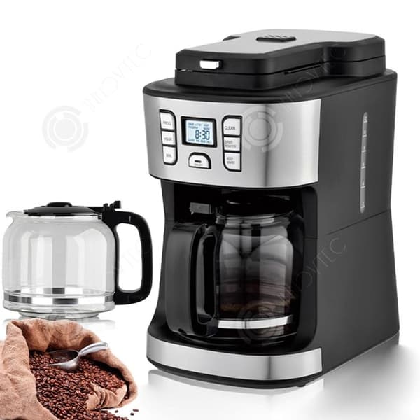 INN Kaffemaskin 1,8L 35x20x25cm elektrisk kaffebryggare mötesläge håll varm dropp kaffebryggare dropp kaffebryggare