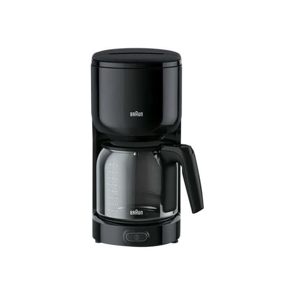 Kaffebryggare - BRAUN - PurEase KF 3120 BK - 10 koppar - Filter - 1000 Watt - Svart