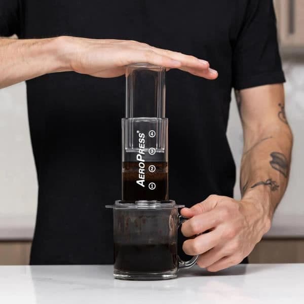 Tryckkaffebryggare - AeroPress - Klar - Transparent - 1 kopp - Okrossbar Tritan