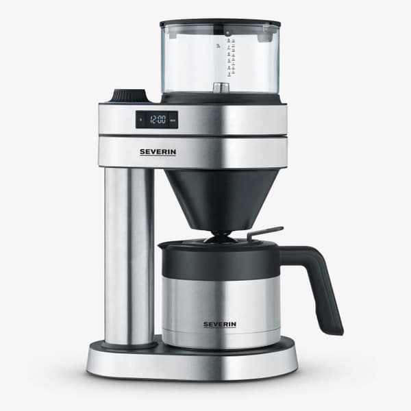 Filterkaffebryggare - SEVERIN - Caprice - Grå - Intensiv - Flera koppar - Wave infusion