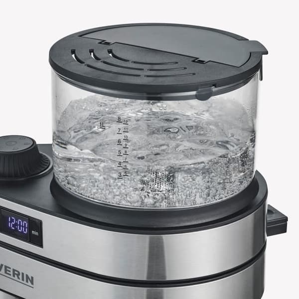 Filterkaffebryggare - SEVERIN - Caprice - Grå - Intensiv - Flera koppar - Wave infusion