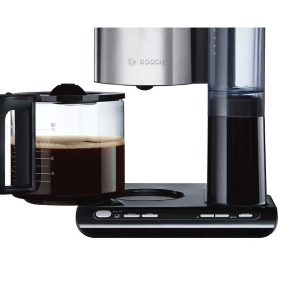 BOSCH Styline programmerbar filterkaffebryggare - Svart - 15 koppar - 1160W