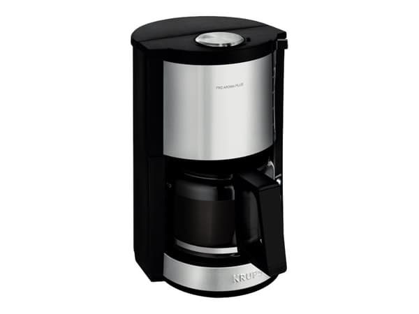 Krups Pro Aroma Plus KM 3210 - Kaffemaskin - 15 kopper - rustfritt stål / svart
