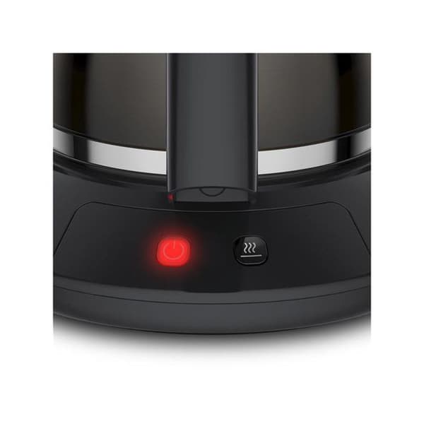 CAFETIERE 1000W 1,25L 10-15 KOPPAR SUBITO SVART RÖD BORDEAUX MOULINEX - FG5S05E0