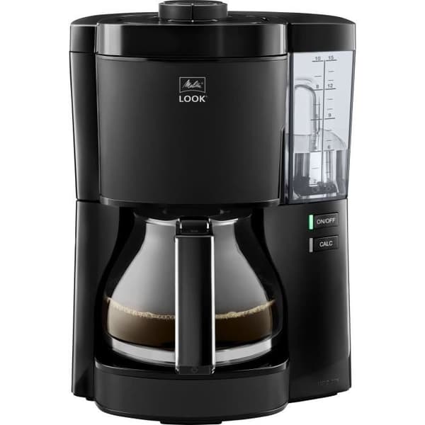 Cafekanna - MELITTA - Look V Glass 1025-02 - 1080 W - 1,25 L - Svart