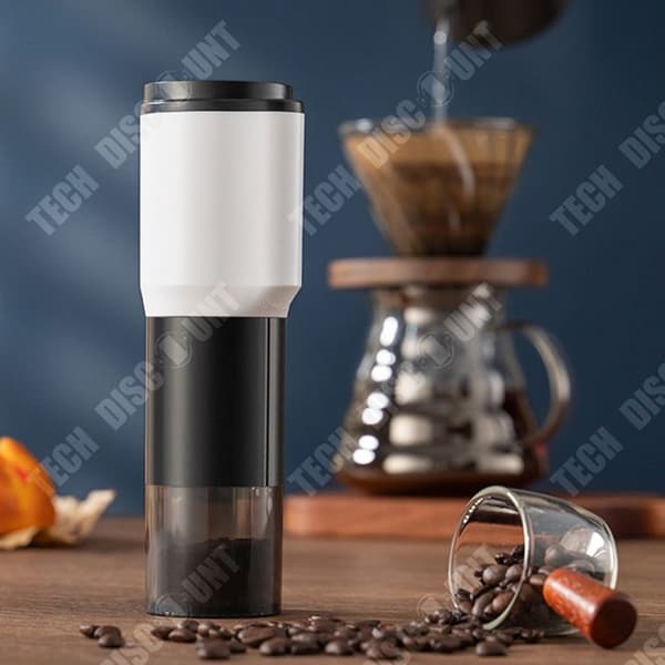 TD® Kaffekvarn Bärbar Hemmakaffemaskin Bönkvarn Malnings- och pulvermaskin Elektrisk kaffekvarn