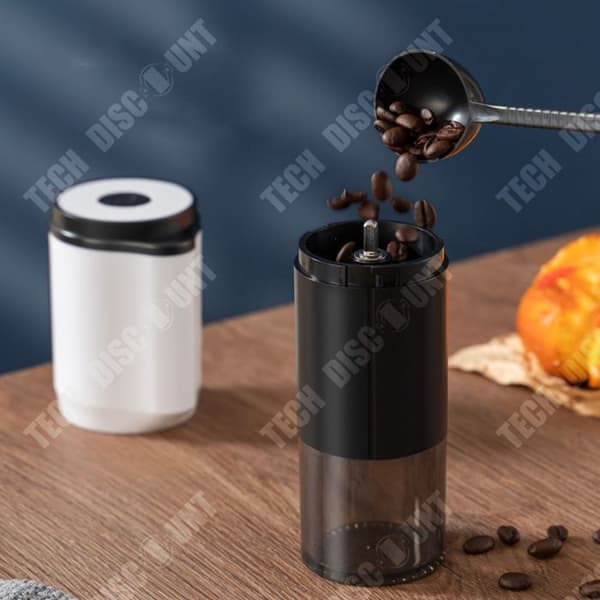 TD® Kaffekvarn Bärbar Hemmakaffemaskin Bönkvarn Malnings- och pulvermaskin Elektrisk kaffekvarn