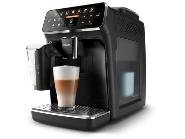 Philips 4300 series EP4341/51, Espressomaskin, 1,8 L, Kaffebønner, Kvernet kaffe, Innebygd kvern, 1500 W, Svart