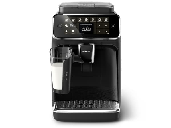 Philips 4300 series EP4341/51, Espressomaskin, 1,8 L, Kaffebønner, Kvernet kaffe, Innebygd kvern, 1500 W, Svart