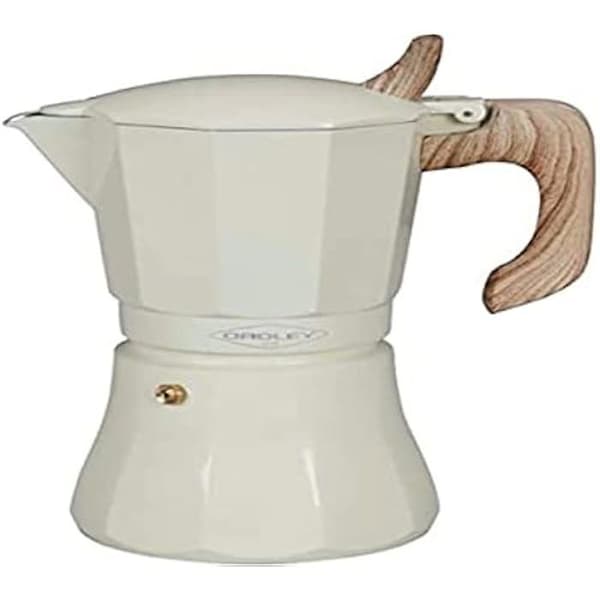 Cafépress Italienne Oroley Petra 6 Koppar Aluminium Kräm - OROLEY - Automatisk avstängning - Filter - Malet kaffe