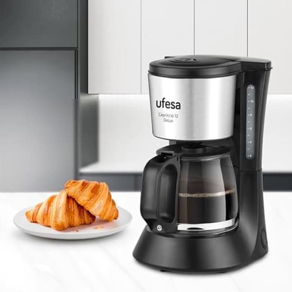Cafetière Filtre - UFESA - CG7125 Capriccio - 12 Koppar - 1.2L - 680W - Återanvändbart Filter