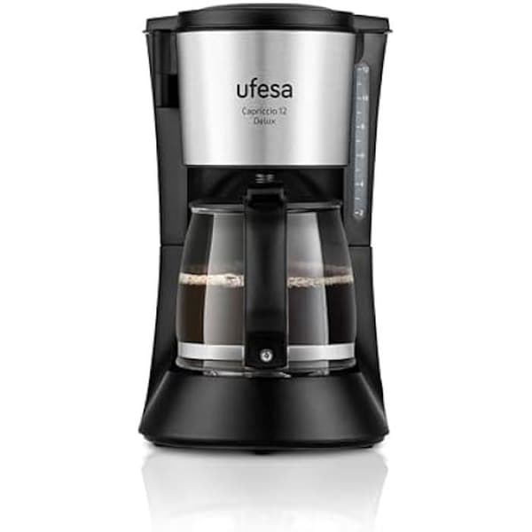 Cafetière Filtre - UFESA - CG7125 Capriccio - 12 Koppar - 1.2L - 680W - Återanvändbart Filter