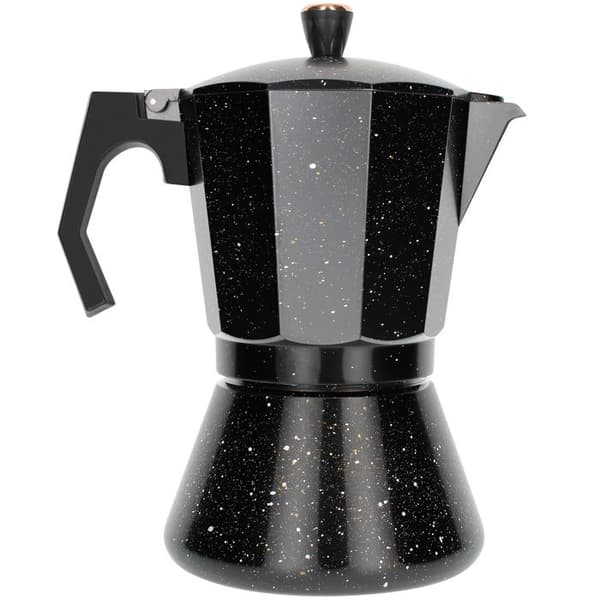 Cafetera Expresso Moka 12 Koppar Stor Kapacitet Eisenbach Svart