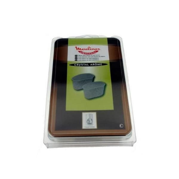 Klorfilter - SOS Accessoire - Pack med 2 - Kompatibel med KRUPS och MOULINEX - Svart - Utbytbar
