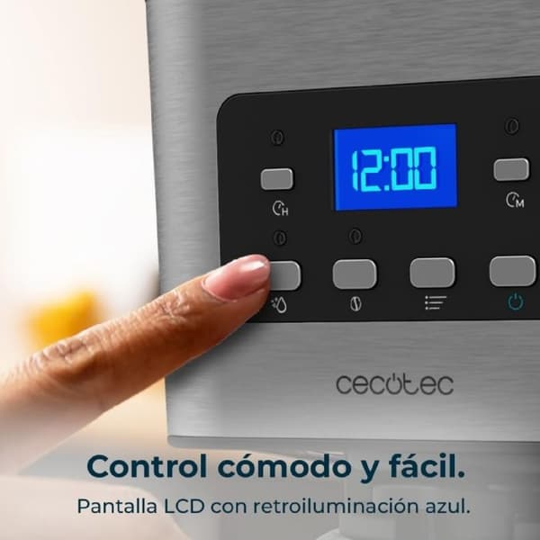 Filterkaffebryggare - CECOTEC - Coffee 66 Drop &amp; Thermo Time - 10 koppar - 950 W - Anti-dropp