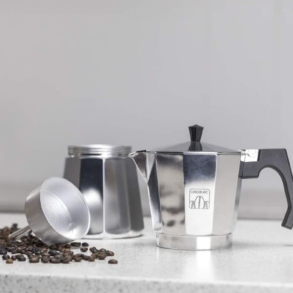 Cecotec Kaffebryggare i aluminium Cumbia MokClassic 1200 Shiny