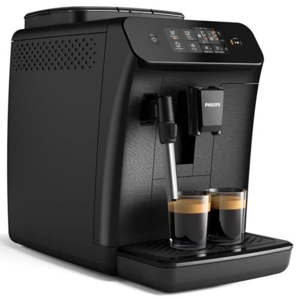 PHILIPS - Automatisk espressokvarn - 1500W - Serie 800 - avtagbar 1,8 L tank - svart - EP0820.00