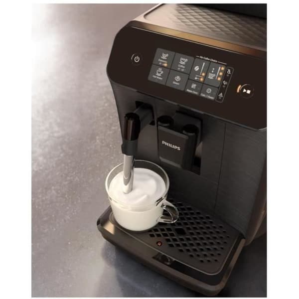PHILIPS - Automatisk espressokvarn - 1500W - Serie 800 - avtagbar 1,8 L tank - svart - EP0820.00