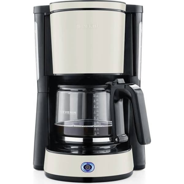 Severin 9575 Kaffekanna beige, svart Antal koppar=10 glas kanna