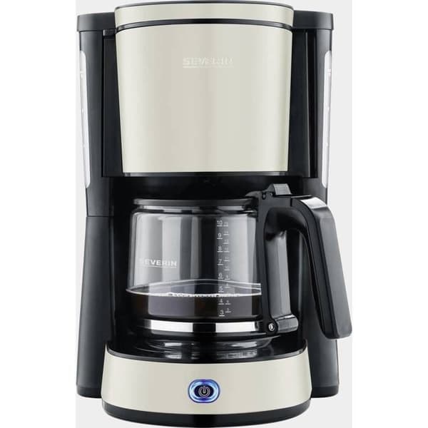 Severin 9575 Kaffekanna beige, svart Antal koppar=10 glas kanna