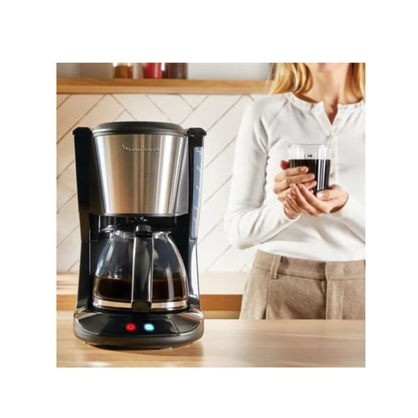 Moulinex Kaffebryggare med filter 1,2l 15 koppar 1000w svart - FG5S0DE0