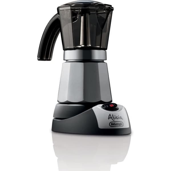 DELONGHI EMKM6B Alicia Plus elektrisk kaffebryggare - Vit - 6 koppar - 450W