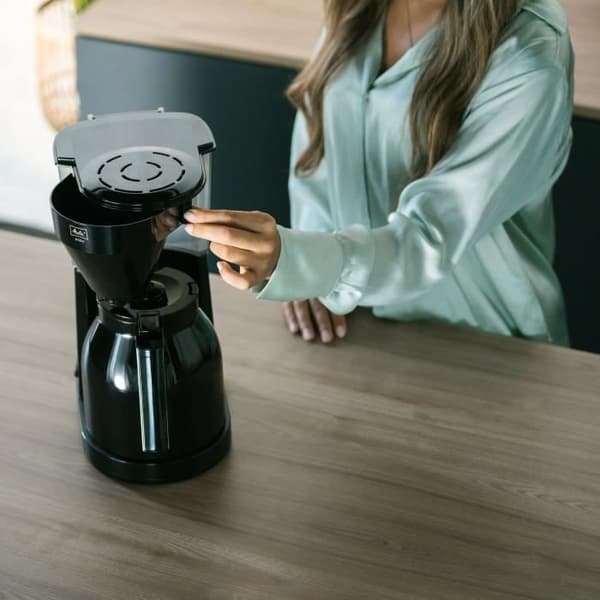 MELITTA Easy Therm II 1023-06 filterkaffebryggare - 1050 W - Svart