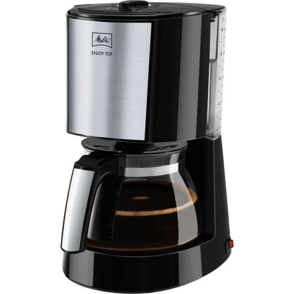 Kaffemaskin MELITTA - Enjoy Top Glass Black/Brushed steel 1017-04