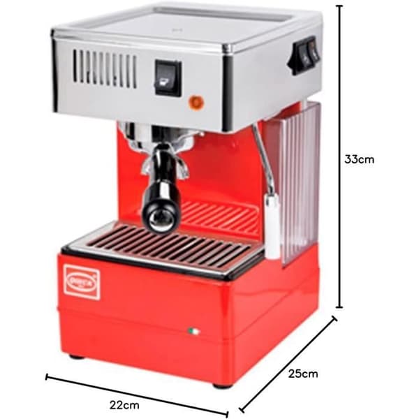 Espresso maskin Quick Mill MOD.0820 RödSilver