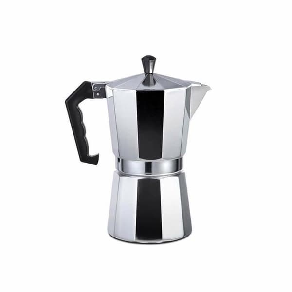 Kaffebryggare - EDM - Aluminium - 9 koppar - Kompatibel med alla typer av kök - Krom
