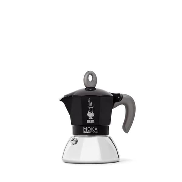 BIALETTI Induktion kaffebryggare Moka 2 koppar svart ny version