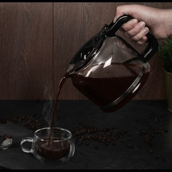 Cecotec Coffee 66 Heat kaffebryggare. ExtremeAroma Technology, Kapacitet 1,5 L (12 koppar), Återuppvärmnings- och Håll varm-funktioner, C