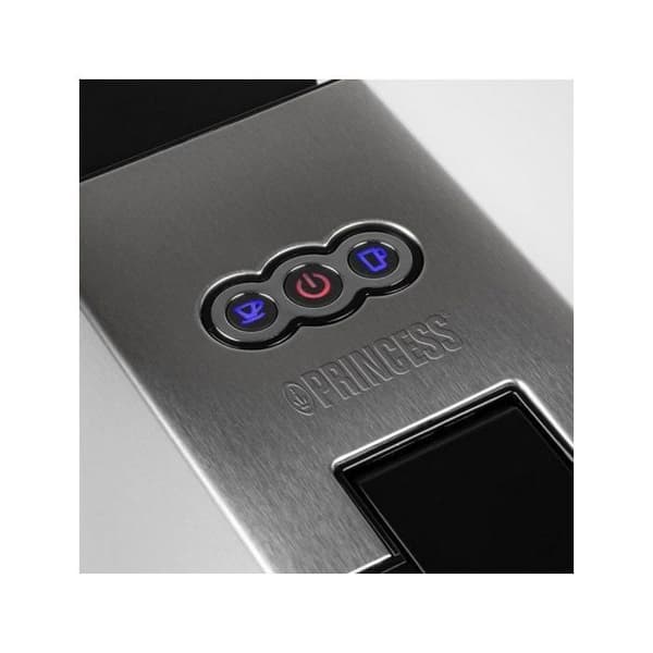 Princess 249450 kaffemaskin med flera kapslar - 4 i 1 - 1450 W - Kapslar - Kapslar - Malet kaffe - BPA-fri - Svart - Silver