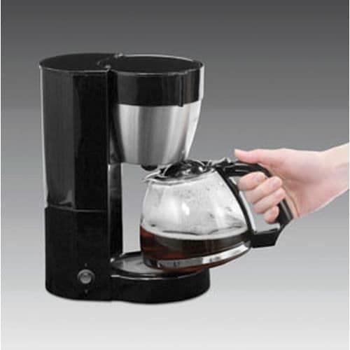 Cloer 5019 filterkaffebryggare - 10 koppar - 800 W - Svart/matt rostfritt stål