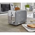 Miniatyrbild 2 av 4: Retro frukostset - SWAN - Brödrost med 2 skivor och 1,8 L sladdlös vattenkokare - Grå