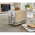 Miniatyrbild 2 av 6: Retro Set Petit-Déjeuner Vattenkokare 1,8L Trådlös, Brödrost 2 Stora Skivor SWAN STP7050CNEU 850W Grädde 57942