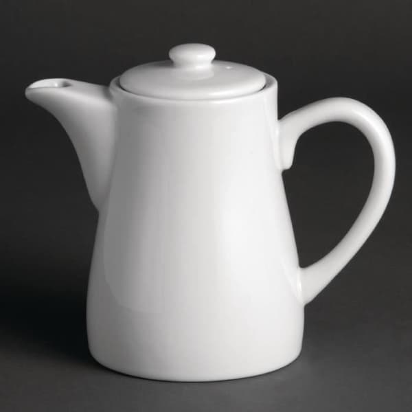 Kaffekanna i porslin - Olympia - Olympia Whiteware - 310ml - Set om 4 - Chip Resistant