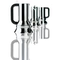 Miniatyrbild 2 av 2: Alessi 9090-M espressomaskin i stål för 10 koppar
