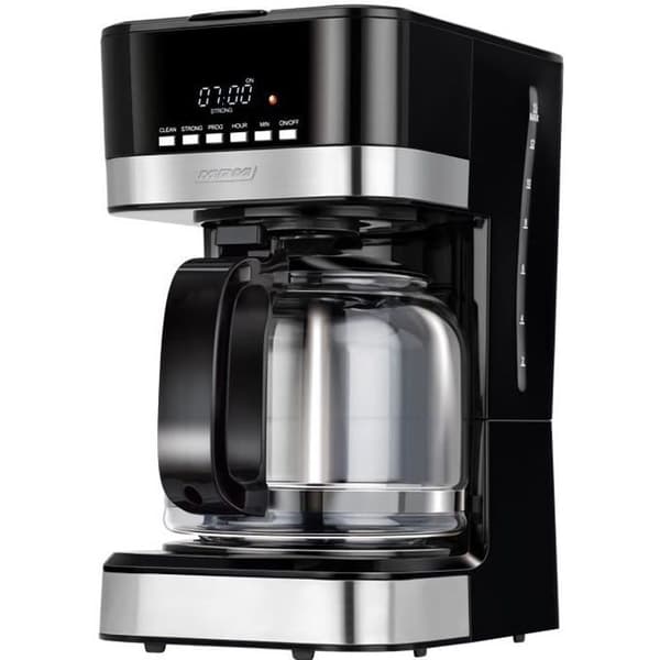 Elektrisk kaffebryggare - MPM - MKW-05 - 15 koppar - 1,8 liter - Bakgrundsbelyst LCD-skärm